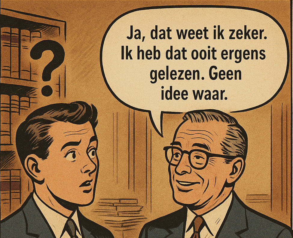 Ja, dat weet ik zeker. Ik heb dat ooit ergens gelezen.